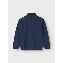 NAME IT KIDS Obie L/S Sweatshirt - Insignia Blue