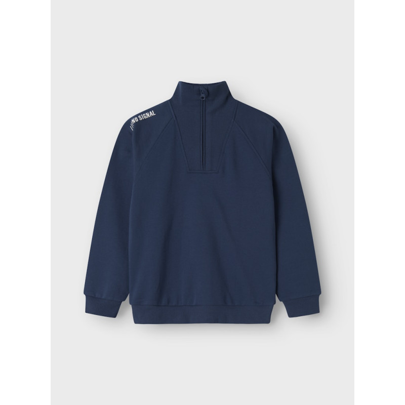 NAME IT KIDS Obie L/S Sweatshirt - Insignia Blue