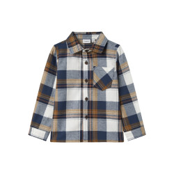 NAME IT MINI Owenta L/S Skjorte - Insignia Blue