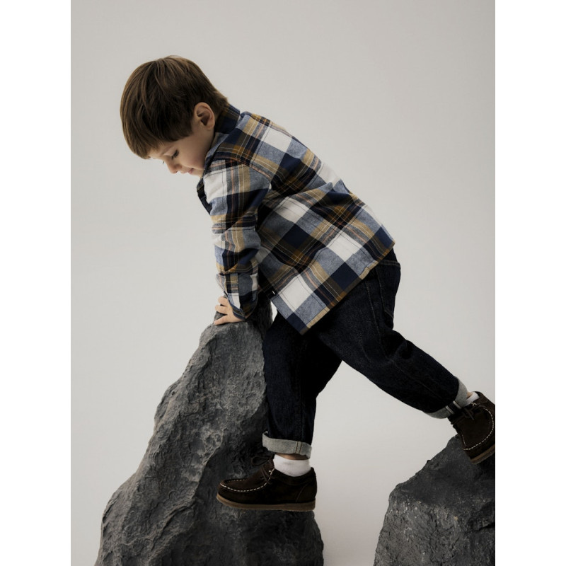 NAME IT MINI Owenta L/S Skjorte - Insignia Blue