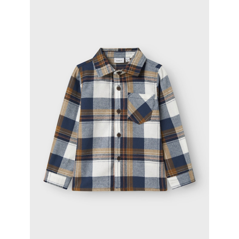 NAME IT MINI Owenta L/S Skjorte - Insignia Blue