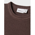 NAME IT BABY Olivina L/S Strik Kjole - Peppercorn