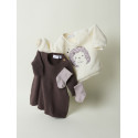 NAME IT BABY Olivina L/S Strik Kjole - Peppercorn