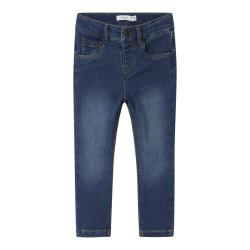 NAME IT MINI Salli Fleece Jeans 9981 - Dark Blue Denim
