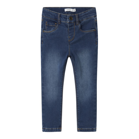NAME IT MINI Salli Fleece Jeans 9981 - Dark Blue Denim