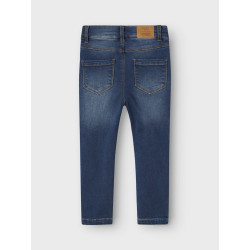 NAME IT MINI Salli Fleece Jeans 9981 - Dark Blue Denim