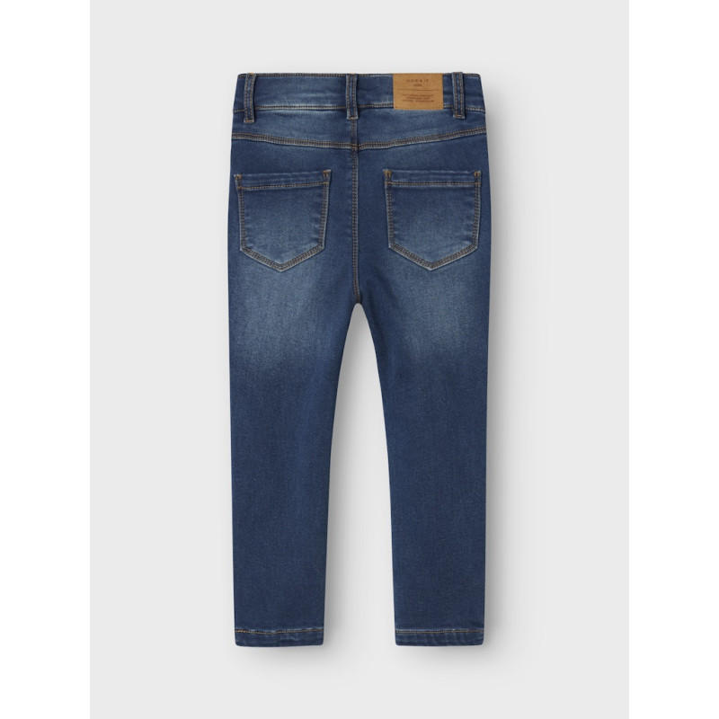 NAME IT MINI Salli Fleece Jeans 9981 - Dark Blue Denim