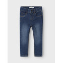 NAME IT MINI Salli Fleece Jeans 9981 - Dark Blue Denim