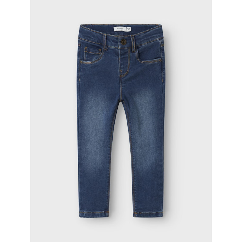 NAME IT MINI Salli Fleece Jeans 9981 - Dark Blue Denim