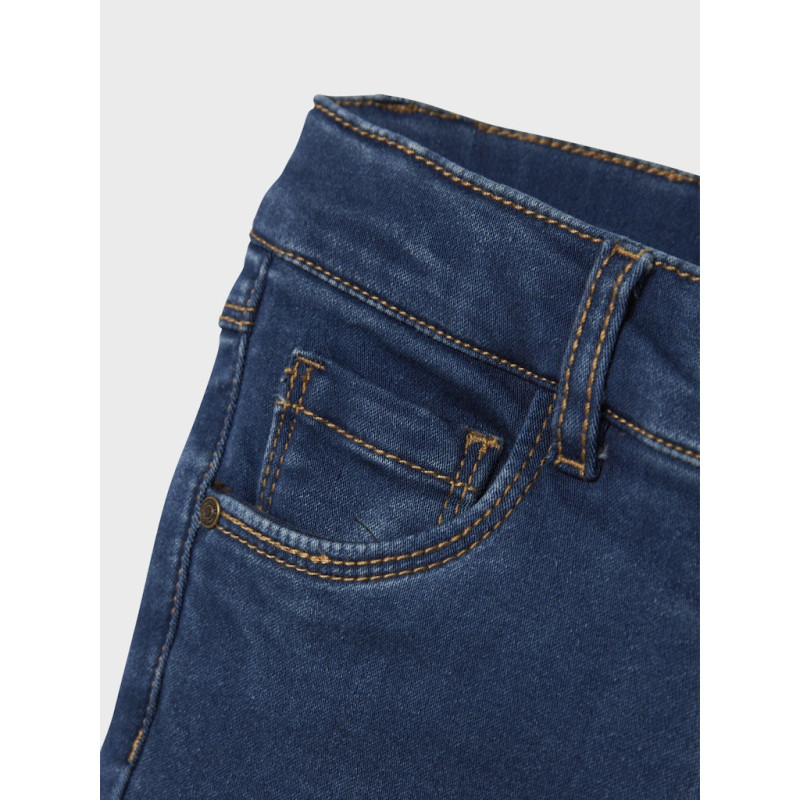 NAME IT MINI Salli Fleece Jeans 9981 - Dark Blue Denim