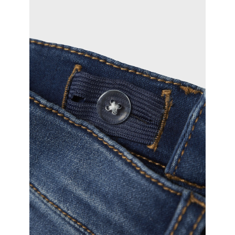 NAME IT MINI Salli Fleece Jeans 9981 - Dark Blue Denim