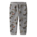 NAME IT Mini Olin Sweatpants - Grey Melange