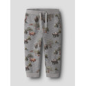 NAME IT Mini Olin Sweatpants - Grey Melange