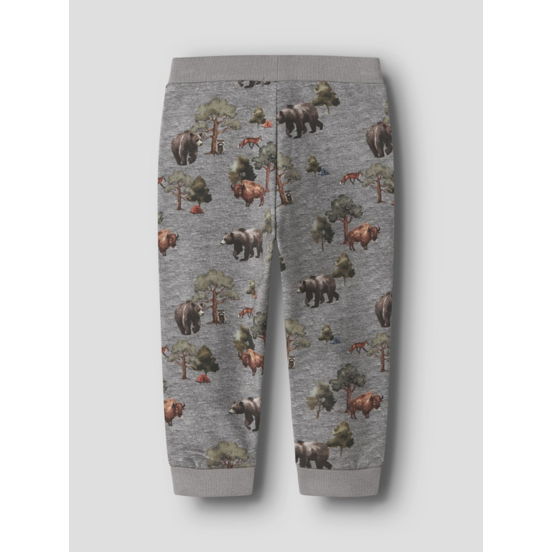 NAME IT Mini Olin Sweatpants - Grey Melange