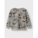 NAME IT Mini Olin Sweatshirt - Grey Melange