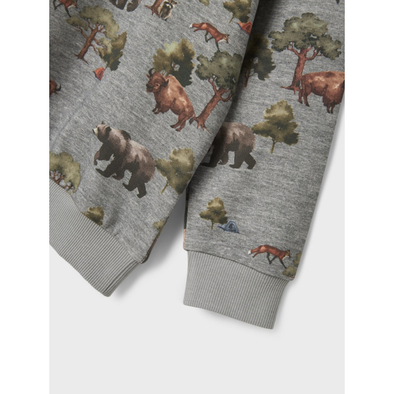 NAME IT Mini Olin Sweatshirt - Grey Melange