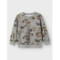 NAME IT Mini Olin Sweatshirt - Grey Melange