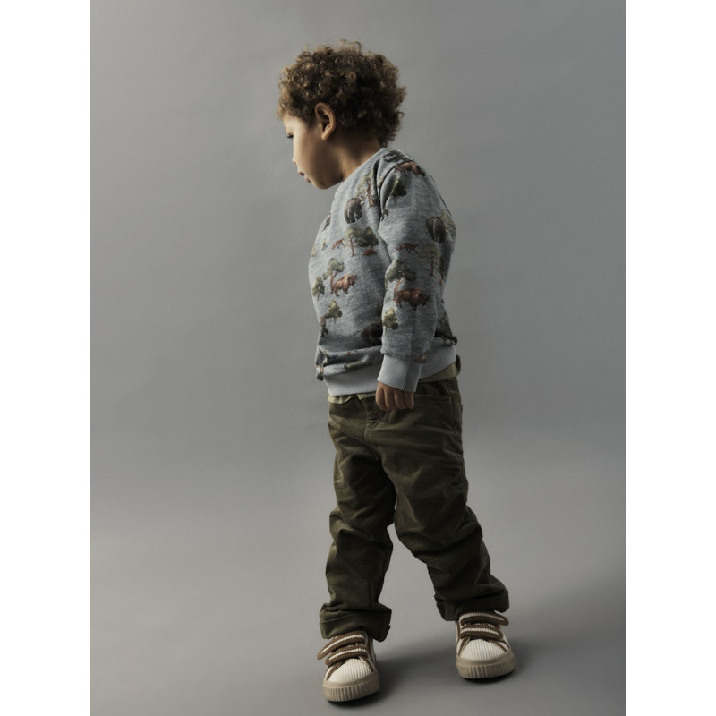 NAME IT Mini Olin Sweatshirt - Grey Melange