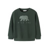 NAME IT Mini Bear Sweatshirt - Garden Topiary