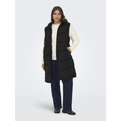 ONLY CARMAKOMA Alina Lang Vest - Sort