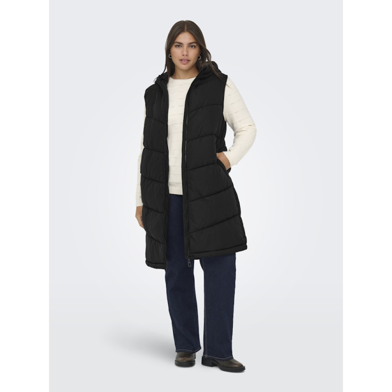 ONLY CARMAKOMA Alina Lang Vest - Sort