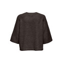 ONLY Simoni 3/4 strik pullover - Coffee Bean