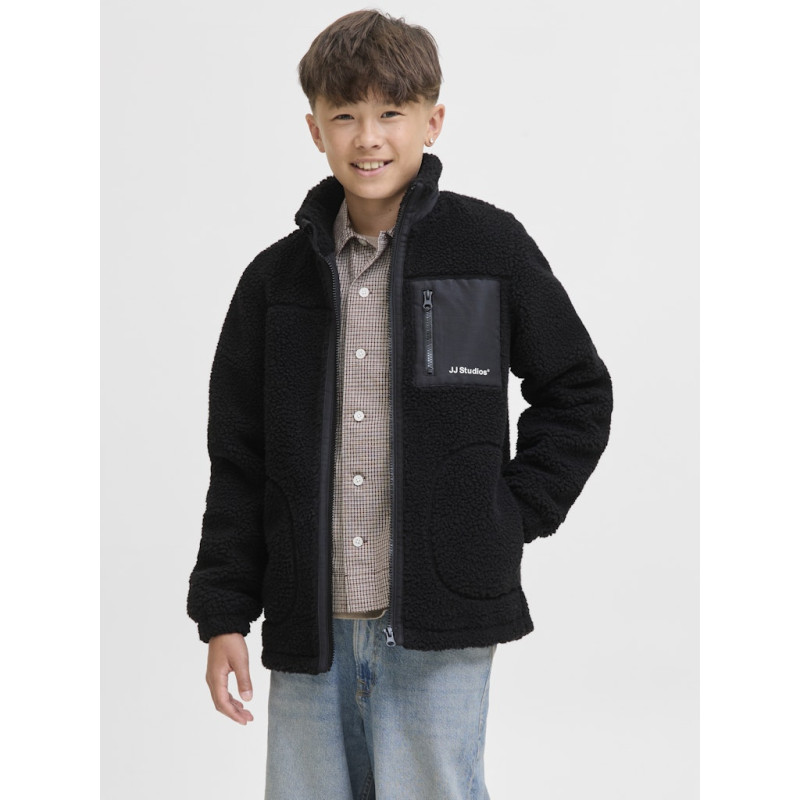 JACK & JONES Junior Soho Teddy Jakke - Sort