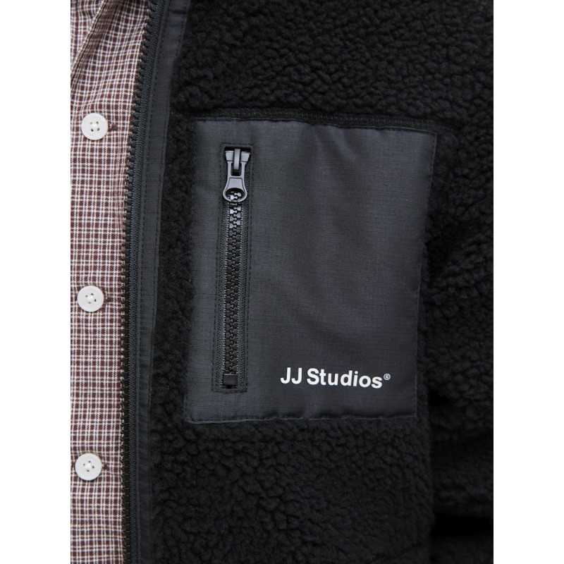 JACK & JONES Junior Soho Teddy Jakke - Sort