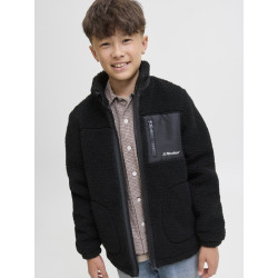JACK & JONES Junior Soho Teddy Jakke - Sort