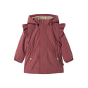 NAME IT Mini Snow05 Flæse Jakke - Rose Brown