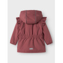 NAME IT Mini Snow05 Flæse Jakke - Rose Brown