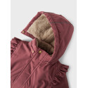 NAME IT Mini Snow05 Flæse Jakke - Rose Brown
