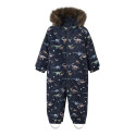 NAME IT Mini Snow 10 Funktions "Dinosaur" Flyverdragt - Dark Sapphire