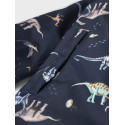 NAME IT Mini Snow 10 Funktions "Dinosaur" Flyverdragt - Dark Sapphire