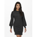 ONLY Labelle L/S Strik Kjole - Dark Gray
