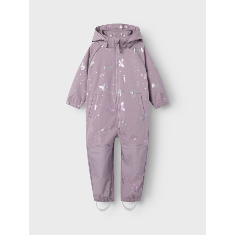 NAME IT Mini Alfa08 Softshell Flyverdragt - Elderberry