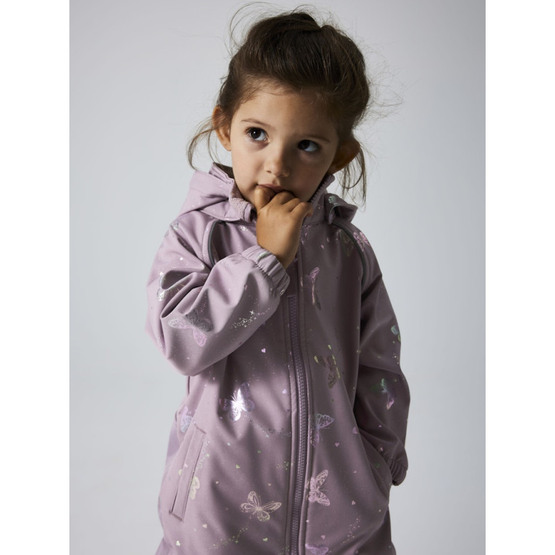 NAME IT Mini Alfa08 Softshell Flyverdragt - Elderberry