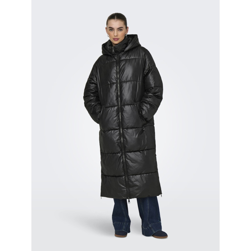 JDY Harper X-Lang Puffer Jakke - Sort