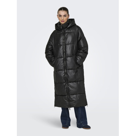 JDY Harper X-Lang Puffer Jakke - Sort