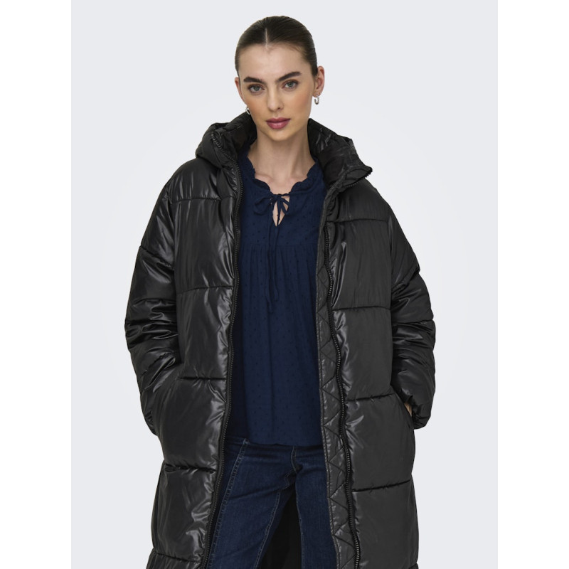 JDY Harper X-Lang Puffer Jakke - Sort