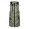 JDY Skylar Padded Hood Vest - Vetiver