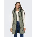 JDY Skylar Padded Hood Vest - Vetiver