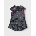 NAME IT MINI Vigga Capsl Kjole - Dark Sapphire / Hearts