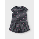 NAME IT MINI Vigga Capsl Kjole - Dark Sapphire / Hearts