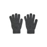 PIECES Buddy Smart M. Finger Toutch Strik Handsker - Dark Grey Melange