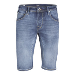 JACK & JONES Cale Lange Denim Shorts - Blue Denim