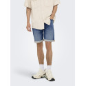 ONLY & SONS Ply Jog Denim Shorts - Medium Blue Denim