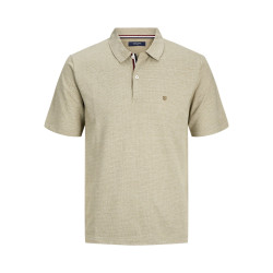 JACK & JONES Benjamin kortærmet polo - Aloe