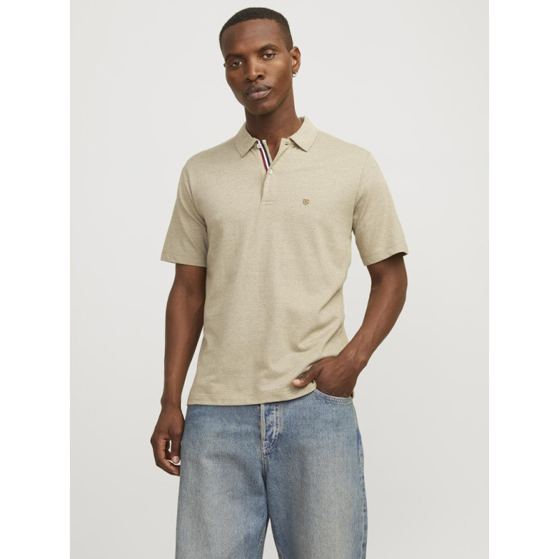 JACK & JONES Benjamin kortærmet polo - Aloe