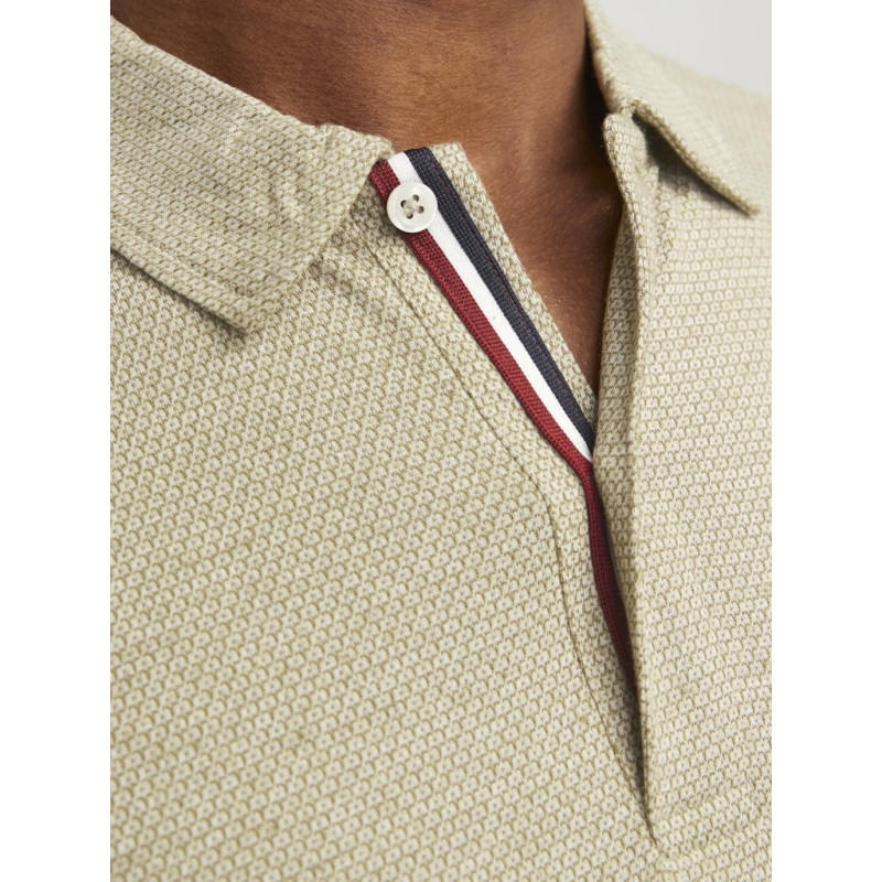 JACK & JONES Benjamin kortærmet polo - Aloe